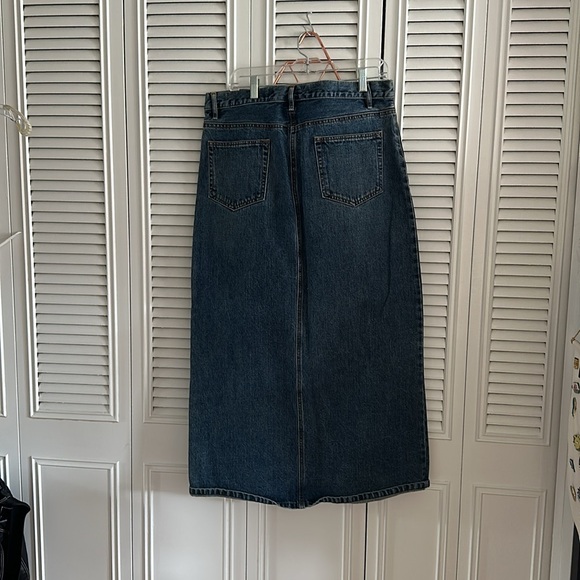 jean maxi skirt - Picture 4 of 5
